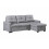 Luxury Life Naples 3 Seater Linen Sofa Bed in Light Grey 3