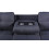 Luxury Life Naples 3 Seater Linen Sofa Bed Dark Grey 12