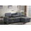 Luxury Life Naples 3 Seater Linen Sofa Bed in Light Grey 14