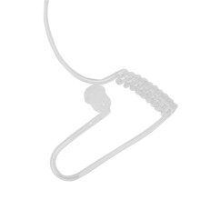 5 Pcs 3.5mm Plug Tactical-Throat Microphone Earphone Covert Adjustable Covert Air Tube Headset with Mic for Smartphones