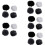 5X Lavalier Microphone Furry Windscreen Fur Windshield Wind Muff Soft for    Lapel Lavalier Mic 5mm 1