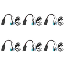 6X Car 5.0 Aux Cable Microphone Handsfree Mobile Phone Free Calling Adapter for 2005-2011