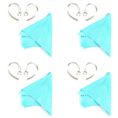 8 Small Clear Good Quality Earhooks - Wireless  Headset Ear Hook Loop Clip Earhook Hooks Loops Clips Earloop