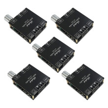 5X XY-C100L HIFI 100WX2 5.0 High Power Digital Stereo Amplifier Board AUX USB AMP Amplificador Home Theater