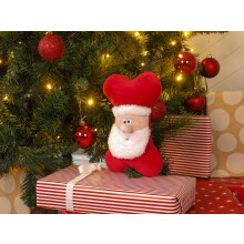 Smart Garden Santa Dog Toy - 22cm Squeaky Bone - Perfect for Small to Medium Dogs - Festive Gift