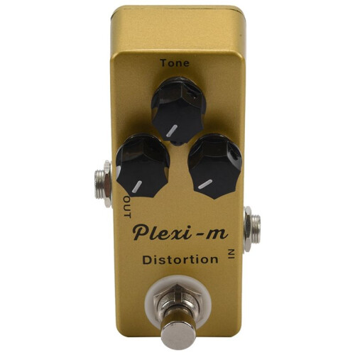 2X MOSKY Plexi-M Elgitarr Distorsion Effekt Pedal Gitarrdelar Full Metal Shell True Bypass 2
