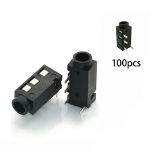 200 Stück 3,5mm Buchse Audio Anschluss 4 Pin DIP Kopfhörer Buchse Anschluss SJ-320A