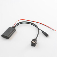 2X Auto 5.0 Cavo Aux Microfono Vivavoce per Telefono Cellulare Adattatore per Chiamate Gratuite per Radio IP-BUS P99 P01