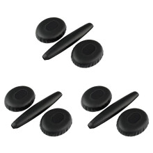 3 Pair of Black Ear Cushions with Pad for QC3 Quiet Comfort 3 Headphones