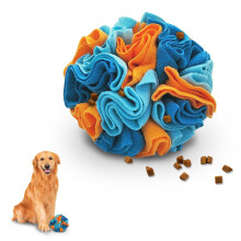 LuckyOpt Snuffle Ball for Dogs, 15cm Dia Dog Snuffle Ball for Boredom, Dog Interactive Toy for Natural Foraging, Smell Training for Small Medium
