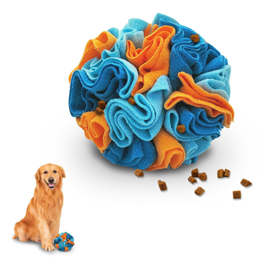 Luckyopt Snuffle Ball For Dogs, 15Cm Dia Dog Snuffle Ball For Boredom, Dog Interactive Toy For Natural Foraging, Smell Training For Small Medium