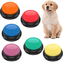 NIHUIFDPY Dog Button Talk Training, Voice Recordable Dog Buttons for Communication Pet Training Buzzer, 30 Second Record, Funny Gift for School Study