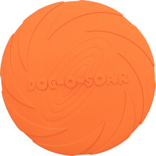 TRIXIE Dog Disc Natural Rubber ? ideal for fetch games ? ? 22 cm ? orange ? 33502