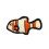 Tuffy Tuffy Ocean Creature Junior Fish, Orange 1