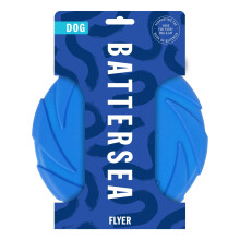 Rosewood Battersea Foam Flyer Frisbee Dog Toy, 23.5cm x 23.5cm, Blue - Lightweight, Durable Frisbee for Fetch, Play, and Exercise with Dogs