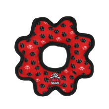 Ultimage Gear Ring Paws Dog Toy, Red