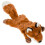 Stuffing Free Fox Dog Toy - Durable Plush and Crinkle Material 1
