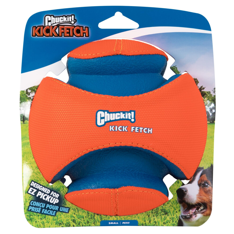 Chuckit! Kick Fetch Increased Visibility Dog Toy Throw Or Kick Toy For Dogs, Small, 14 Cm