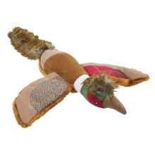Rosewood x Joules Pheasant Dog Toy ? Soft Plush with Hidden Squeaker, Durable, Interactive Pet Toy for Medium and Large Dogs, Multi-Textured Design
