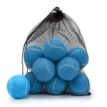 Magicorange Tennis Balls, 12 Pack Advanced Training Tennis Balls Practice Balls, Pet Dog Playing Balls, Come with Mesh Bag for Easy Transport, Good