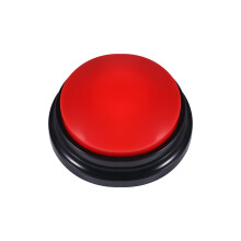 KINBOM Pet Communication Button for Dogs, 30 Seconds Voice Recording Button Dog Pet Training Buzzer Pet Interactivity Device Dog Bells for Potty
