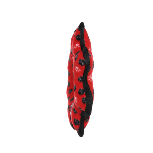 Tuffy Ultimage Gear Ring Paws Dog Toy, Red 2