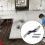 Brick Jointer Tool with Ergonomic Handle Durable Steel for Wall Tile Corner Masonry Work Black 3