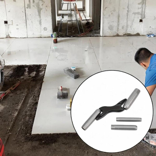 Brick Jointer Tool with Ergonomic Handle Durable Steel for Wall Tile Corner Masonry Work Black 2
