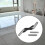 Brick Jointer Tool with Ergonomic Handle Durable Steel for Wall Tile Corner Masonry Work Black 4