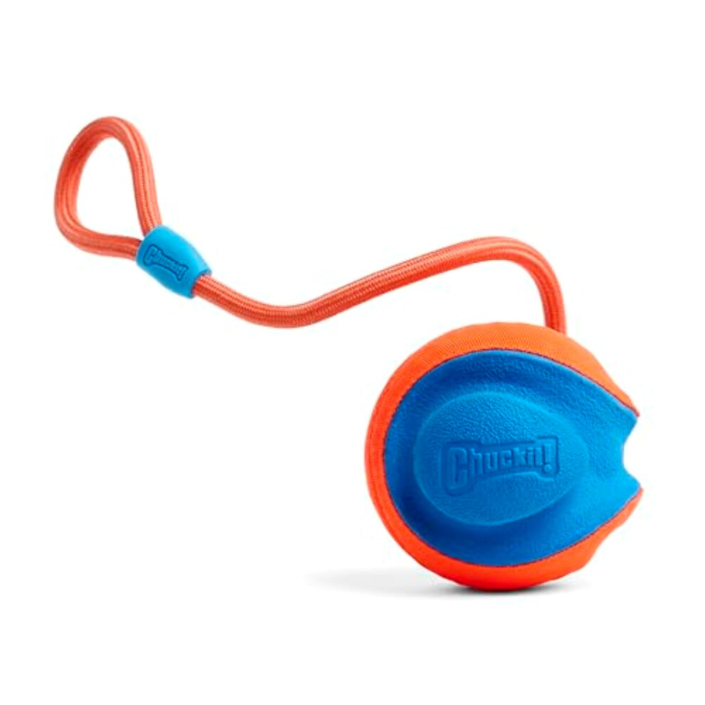 Chuckit! Toy Rope Fetch Dog Toy Durable Dog Ball On Rope Kick Thow Tug Toy For Dogs