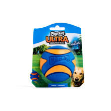 ChuckIt! Ultra Squeaker Ball Dog Toy Ball Durable Rubber Squeaky Dog Ball Chuck It Launcher Compatible Toy For Dogs, 1 Pack, Large