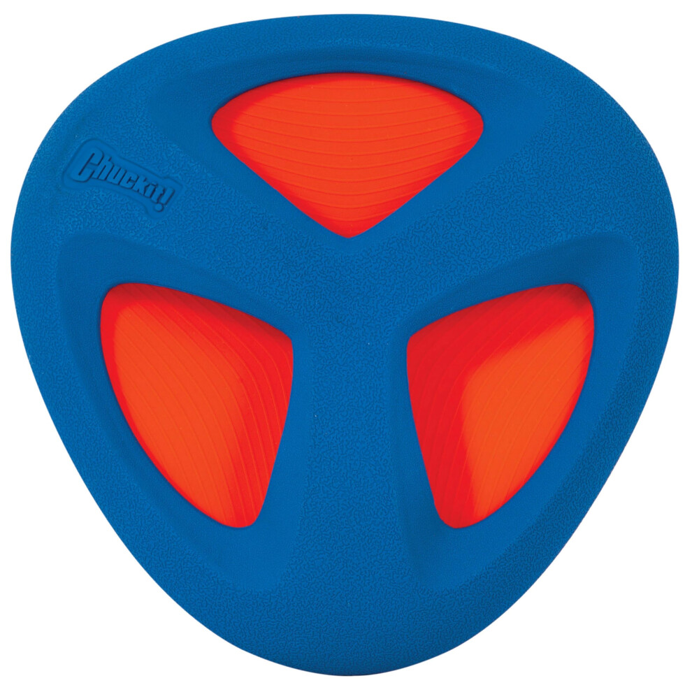 Chuckit! Fetch Flight Dog Toy Durable Rubber Frisbee Throw And Fetch Disc For Dogs