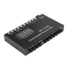 7 Band Car Audio Equalizer for Enhanced Sound Quality with Precise Adjustment and Compact Metal Build