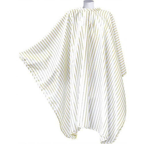 DMI Vintage Barber Cape Gold on White