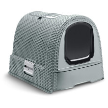 Curver 234871 Covered Cat Litter Box Tray