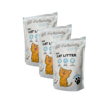 21L Organic Natural Cat Litter Ultra Clumping Odour Control Flushable Long Lasting Dust Free Seal By Zipper (Original Scent)