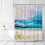 Rideau de douche Ocean Beach 180x180cm 1
