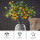 Branches de citron artificielles pour décoration de vase, 1 pièce 5