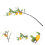 Branches de citron artificielles pour décoration de vase, 1 pièce 4