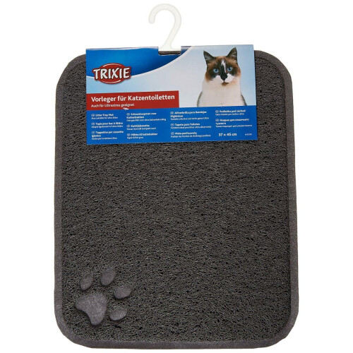 Trixie Trixie Cat Litter Tray Mat, 37 ?? 45 cm, Anthracite 2