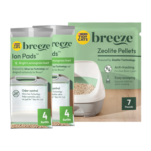 Purina Tidy Cats Breeze Litter System Cat Refill Bundle - 7.91 lb. Box