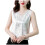 Canotta da donna, blusa senza maniche con scollo a V e inserti in pizzo, comoda per la primavera e l'estate. 1