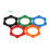 5pcs Rubber Wireless Handheld Microphone Anti-rolling Protection Ring 7