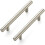 Puxadores de armário de níquel acetinado de 6 polegadas (15,24 cm) x 3,75 polegadas (9,52 cm) 1
