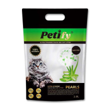 Silica Gel Cat Litter ALOE VERA scent | Silica Crystals | Silica Pearls | 3.8L - 40 days supply | Ultra Hygienic | Highly Absorbent | ECO Friendly |