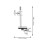 Cowbell Fixing Clamp Adjustable Metal Cowbell Clip 1Pack 6