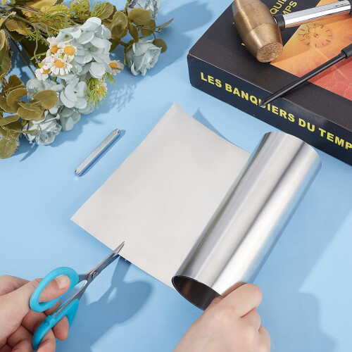 1000x152x0,1mm304 Φύλλο από ανοξείδωτο χάλυβα σε ρολό, αλουμινόχαρτο, λάμα από ανοξείδωτο 2