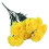 Künstliche Nelken, Seidenblumen, Dunkelrosa, 7er-Pack 5