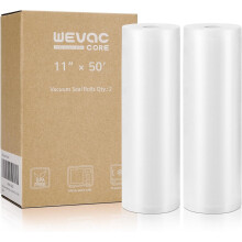 Sacs de mise sous vide 11 rouleaux de 50 cm (lot de 2) pour FoodSaver, pour sceller vos repas. Qualité professionnelle, sans BPA, ultra-résistants,