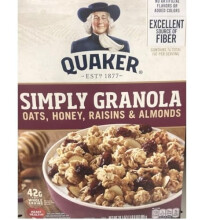 Quakers Simply Granola 34.5 oz Pack of 2